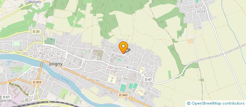 localisation de l'entreprise MONSIEUR YOUSSEF LATRECH à JOIGNY