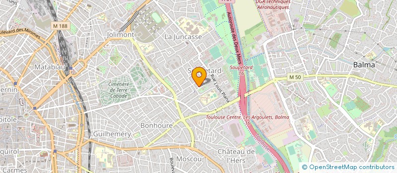 localisation de l'entreprise MONSIEUR YOUSSEF LEBBAD à TOULOUSE