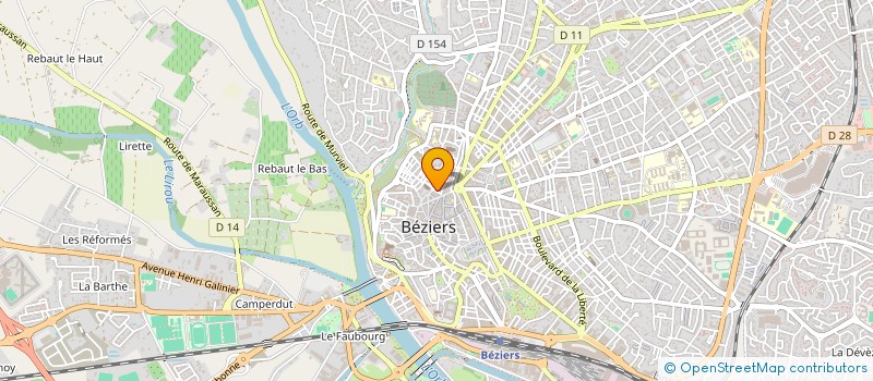 localisation de l'entreprise MONSIEUR YOUSSEF LECHELAH à BEZIERS