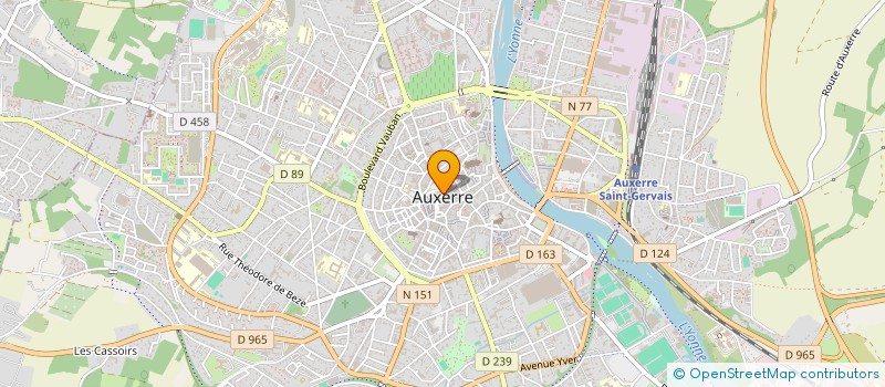localisation de l'entreprise MONSIEUR YOUSSEF MAACHOU à AUXERRE