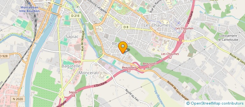 localisation de l'entreprise MONSIEUR YOUSSEF MAGHNAOUI  MONTAUBAN