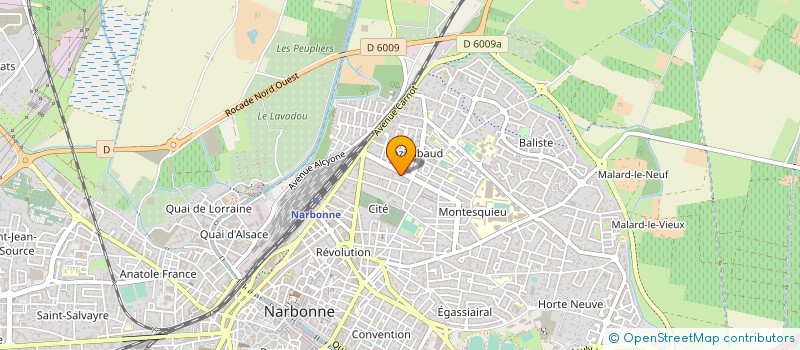 localisation de l'entreprise MONSIEUR YOUSSEF MARCHOUD à NARBONNE