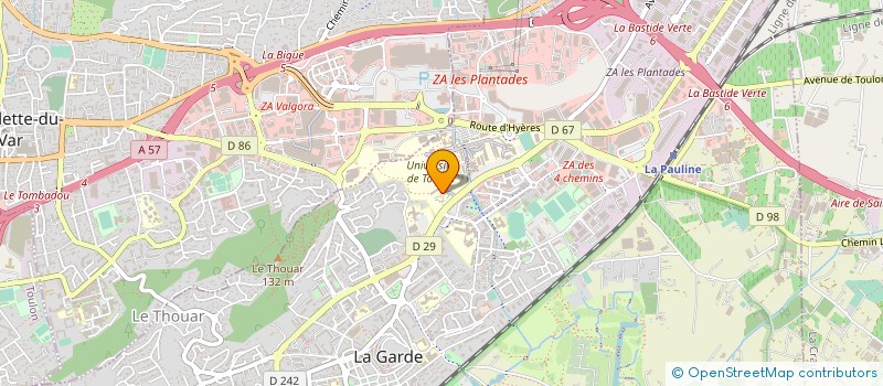localisation de l'entreprise MONSIEUR YOUSSEF MATRANE à LA GARDE
