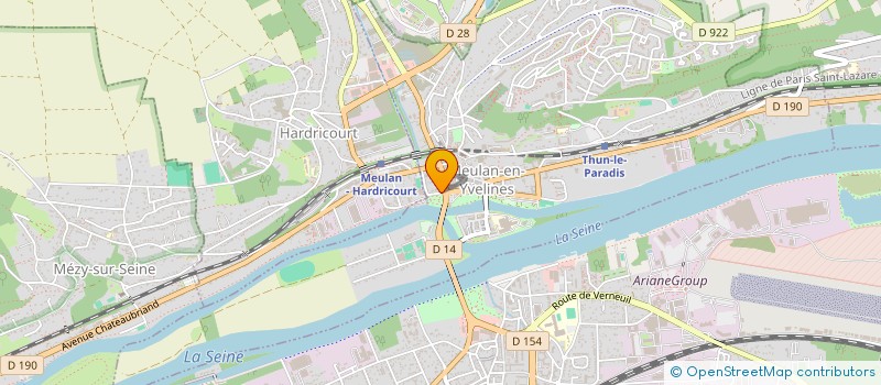 localisation de l'entreprise MONSIEUR YOUSSEF MAZHAR  MEULAN-EN-YVELINES