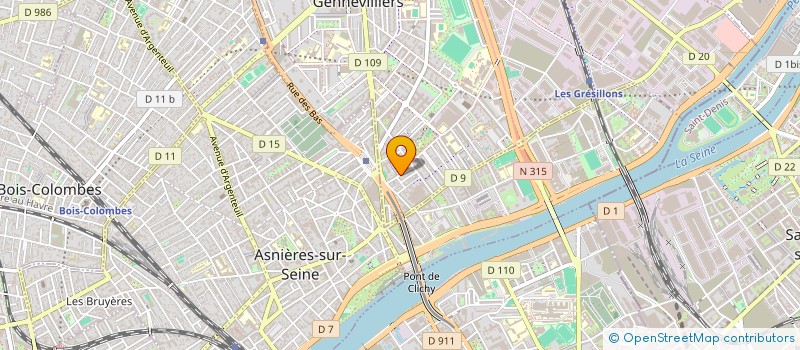 localisation de l'entreprise MONSIEUR YOUSSEF MEDDAH  GENNEVILLIERS