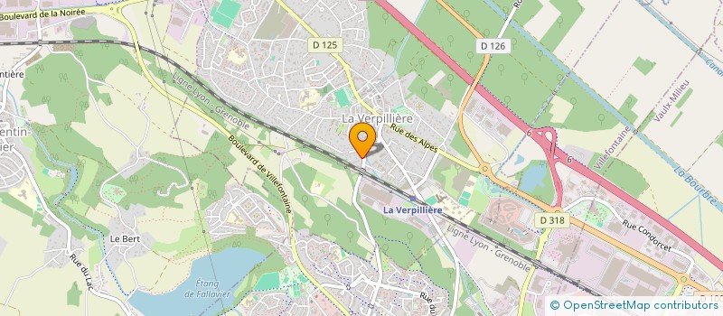 localisation de l'entreprise MONSIEUR YOUSSEF MEHILI  LA VERPILLIERE