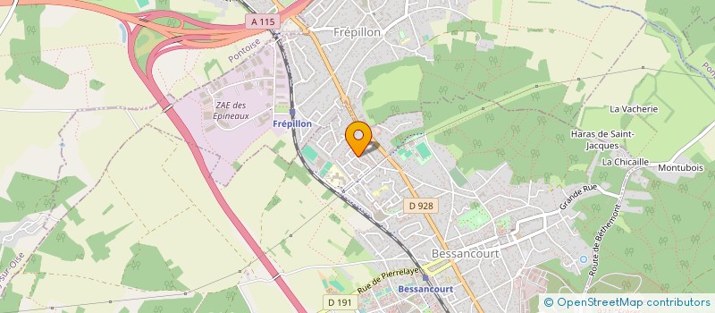 localisation de l'entreprise MONSIEUR YOUSSEF MENASRA  BESSANCOURT