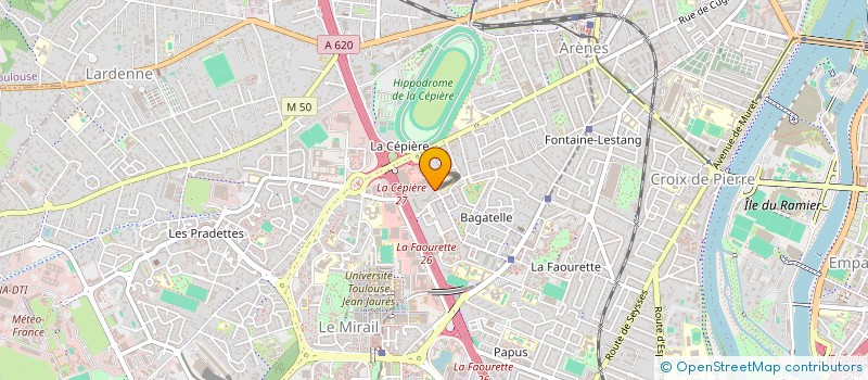 localisation de l'entreprise MONSIEUR YOUSSEF MENZOU  TOULOUSE