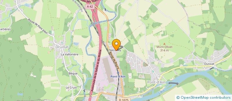 localisation de l'entreprise MONSIEUR YOUSSEF MOAMMIN  PONT-D'AIN