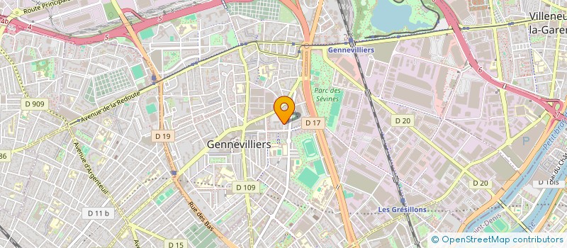 localisation de l'entreprise MONSIEUR YOUSSEF MOCHK à GENNEVILLIERS