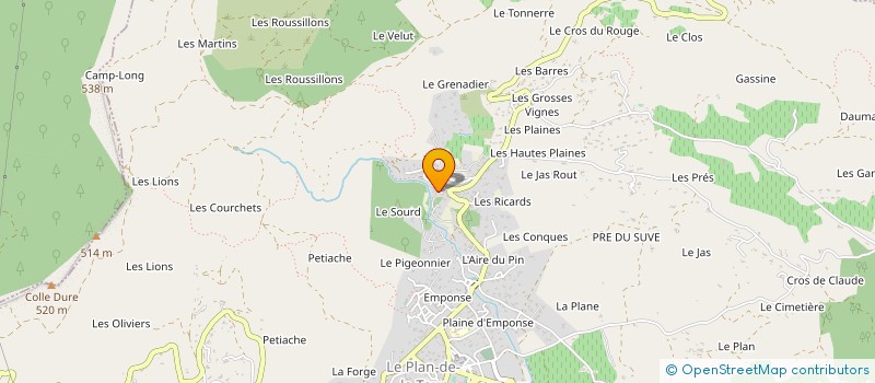localisation de l'entreprise MONSIEUR YOUSSEF MOHIB à LE PLAN-DE-LA-TOUR