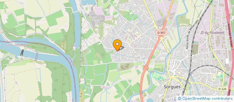 localisation de l'entreprise MONSIEUR YOUSSEF MOKHLIS  SORGUES