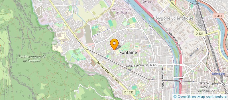 localisation de l'entreprise MONSIEUR YOUSSEF MOSBAH  FONTAINE