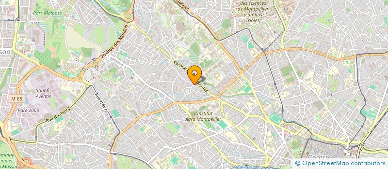 localisation de l'entreprise MONSIEUR YOUSSEF MOUHADDACH BEN ADDI à MONTPELLIER
