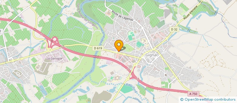 localisation de l'entreprise MONSIEUR YOUSSEF MOUHOU à GIGNAC