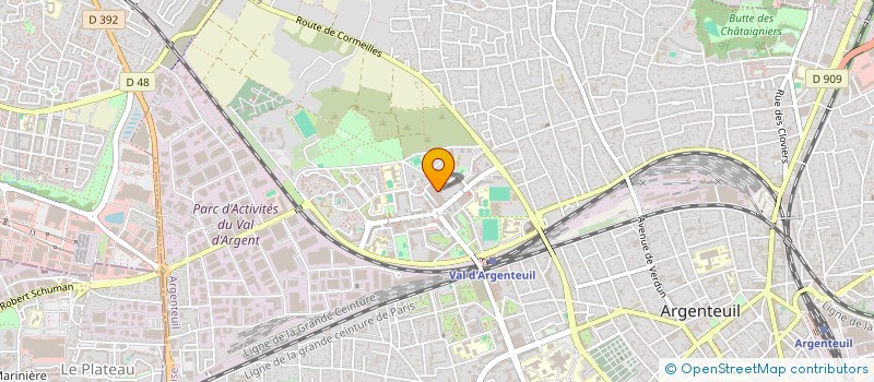 localisation de l'entreprise MONSIEUR YOUSSEF N'DIAYE  ARGENTEUIL