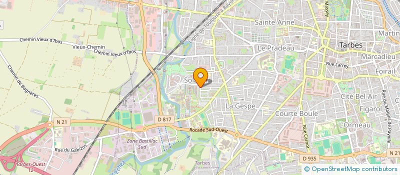 localisation de l'entreprise MONSIEUR YOUSSEF NAILI  TARBES