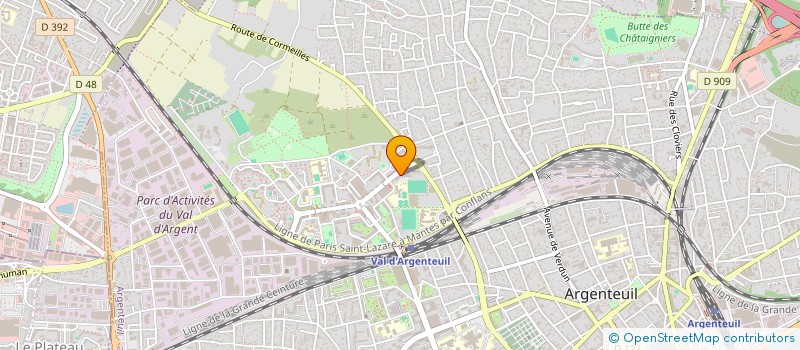 localisation de l'entreprise MONSIEUR YOUSSEF NAIMI  ARGENTEUIL