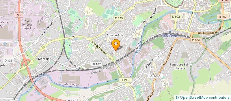 localisation de l'entreprise MONSIEUR YOUSSEF NASRAOUI  MAUBEUGE