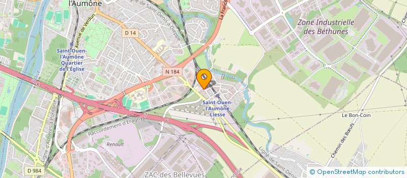 localisation de l'entreprise MONSIEUR YOUSSEF NOURY à SAINT-OUEN-L'AUMONE