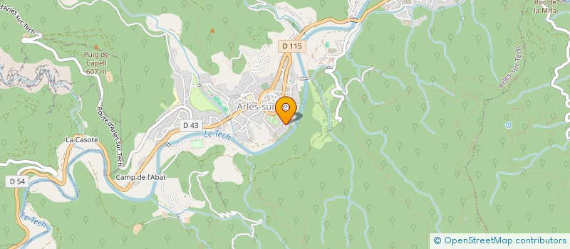 localisation de l'entreprise MONSIEUR YOUSSEF OBBIH  PRATS DE MOLLO-LA PRESTE