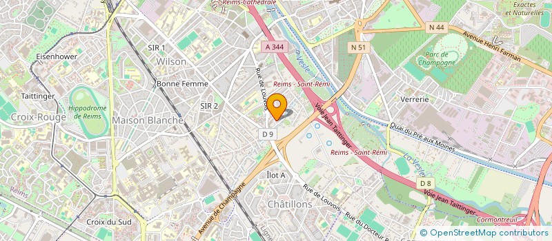 localisation de l'entreprise MONSIEUR YOUSSEF OUAHDANI  REIMS