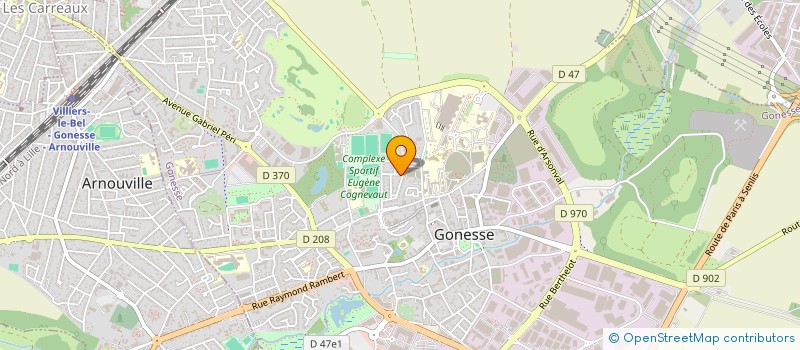 localisation de l'entreprise MONSIEUR YOUSSEF OUAJOURI  GONESSE