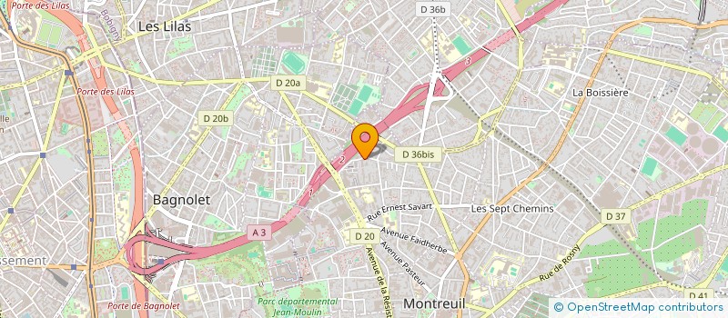 localisation de l'entreprise MONSIEUR YOUSSEF OUAKNINE à MONTREUIL
