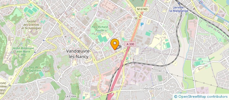 localisation de l'entreprise MONSIEUR YOUSSEF OUBAHA  VANDUVRE-LES-NANCY