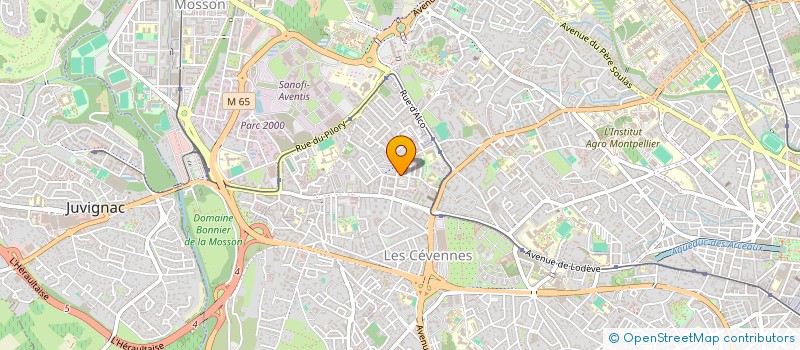 localisation de l'entreprise MONSIEUR YOUSSEF OUCHARI à MONTPELLIER