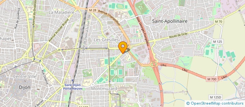 localisation de l'entreprise MONSIEUR YOUSSEF OUFROUT à DIJON