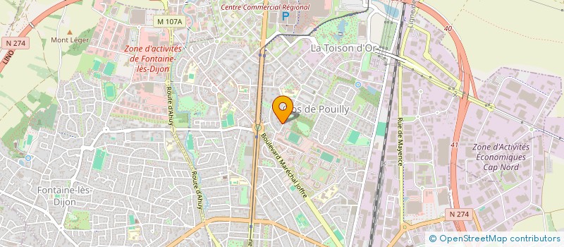 localisation de l'entreprise MONSIEUR YOUSSEF OULAD SI HADDOU à DIJON