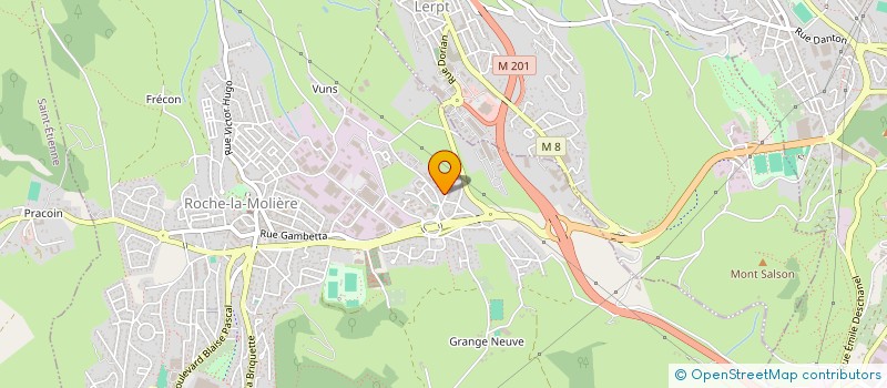 localisation de l'entreprise MONSIEUR YOUSSEF OULADLKALHI  ROCHE-LA-MOLIERE