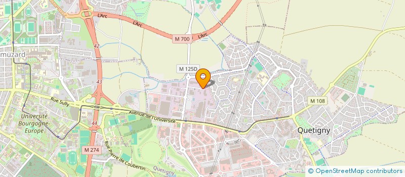 localisation de l'entreprise MONSIEUR YOUSSEF OULAHRI  QUETIGNY