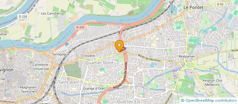 localisation de l'entreprise MONSIEUR YOUSSEF OURAGH  LE PONTET