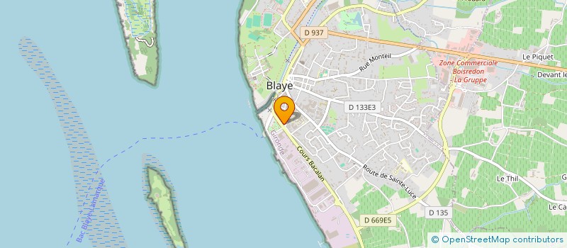 localisation de l'entreprise MONSIEUR YOUSSEF OUTOUIA à BLAYE