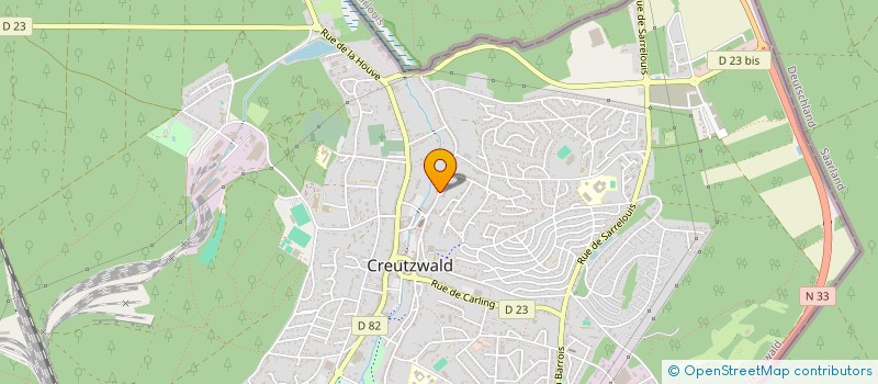 localisation de l'entreprise MONSIEUR YOUSSEF RABAH  CREUTZWALD