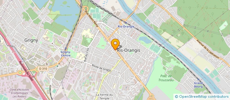 localisation de l'entreprise MONSIEUR YOUSSEF RACHID  EVRY-COURCOURONNES