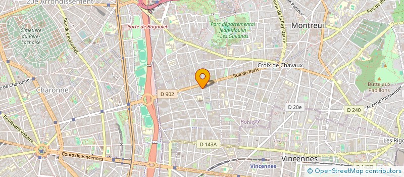 localisation de l'entreprise MONSIEUR YOUSSEF RAHALI  MONTREUIL