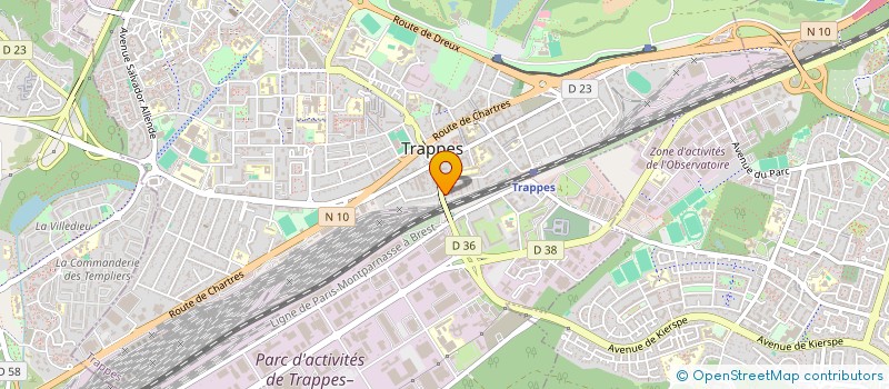 localisation de l'entreprise MONSIEUR YOUSSEF RAMDANI à TRAPPES