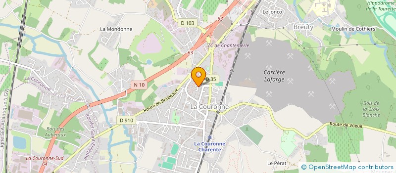 localisation de l'entreprise MONSIEUR YOUSSEF RAOUANI à LA COURONNE