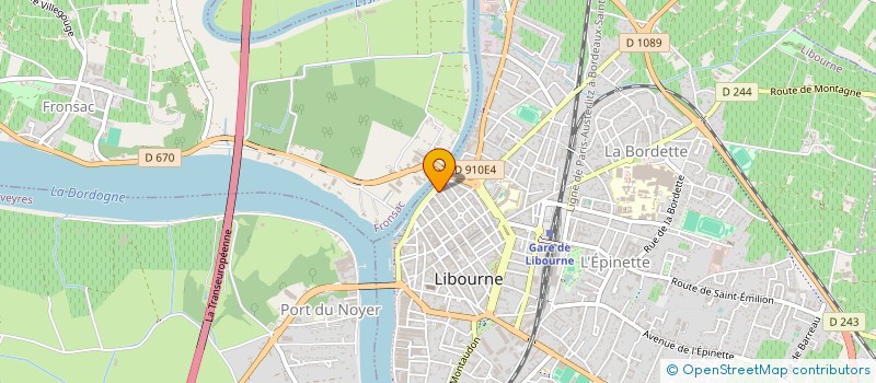 localisation de l'entreprise MONSIEUR YOUSSEF RHERRABE à LIBOURNE