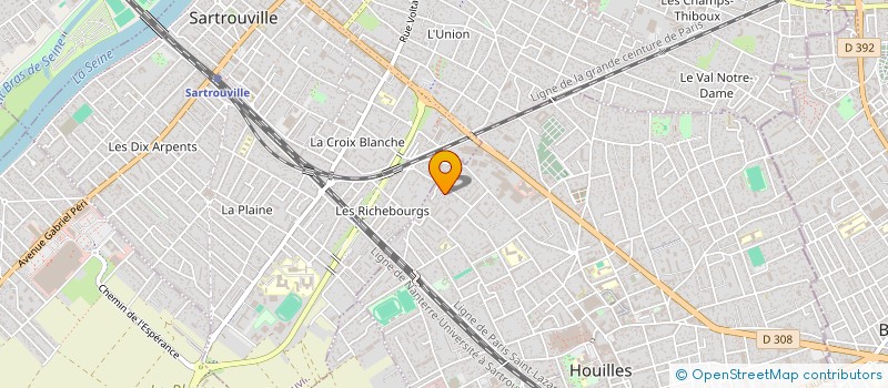 localisation de l'entreprise MONSIEUR YOUSSEF RIHI à HOUILLES