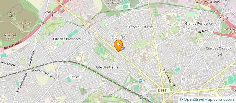 localisation de l'entreprise MONSIEUR YOUSSEF S'GHIR  LENS