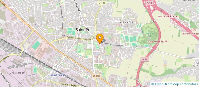 localisation de l'entreprise MONSIEUR YOUSSEF SAAF  SAINT-PRIEST