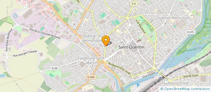 localisation de l'entreprise MONSIEUR YOUSSEF SADIK à SAINT-QUENTIN