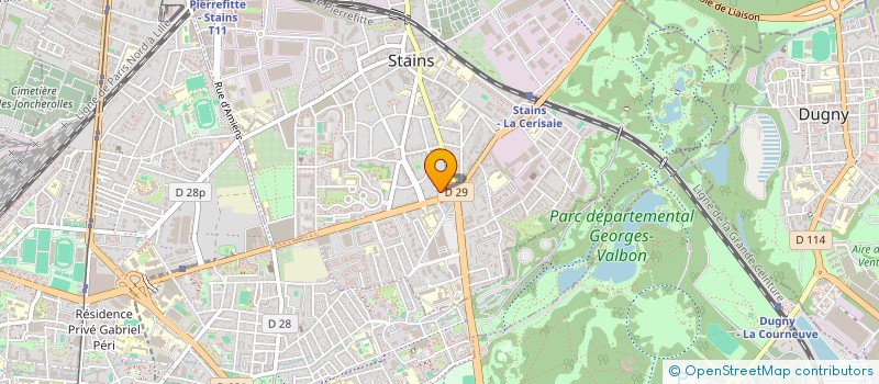 localisation de l'entreprise MONSIEUR YOUSSEF SADKI  STAINS