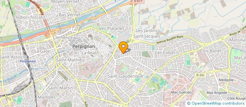 localisation de l'entreprise MONSIEUR YOUSSEF SAHRI  PERPIGNAN