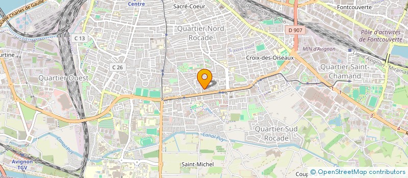 localisation de l'entreprise MONSIEUR YOUSSEF SALHI  AVIGNON