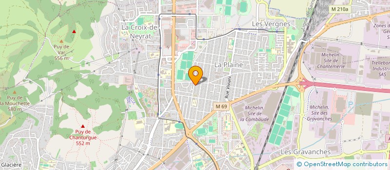 localisation de l'entreprise MONSIEUR YOUSSEF SALMI  CLERMONT-FERRAND